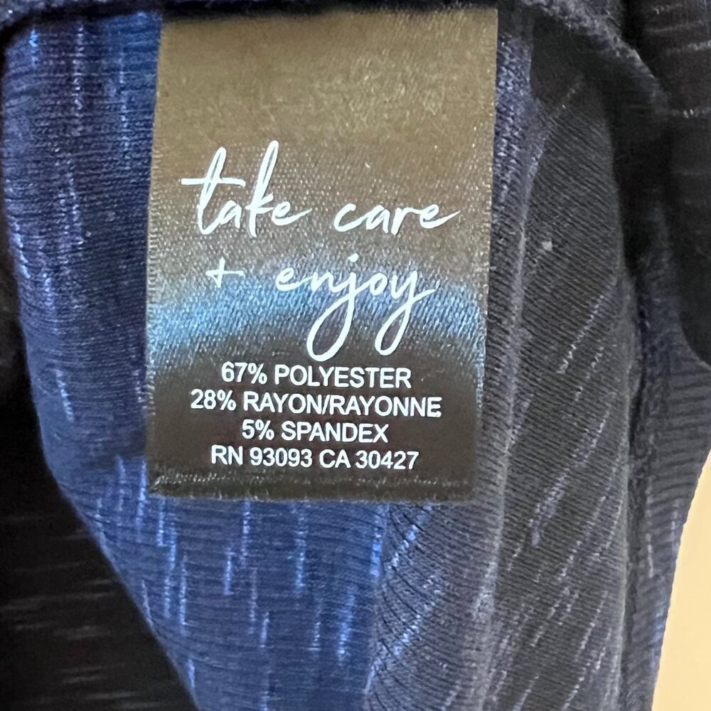 NWT NIC + ZOE Rib Sweater Tank in Indigo Size Medium - Picture 2 of 7